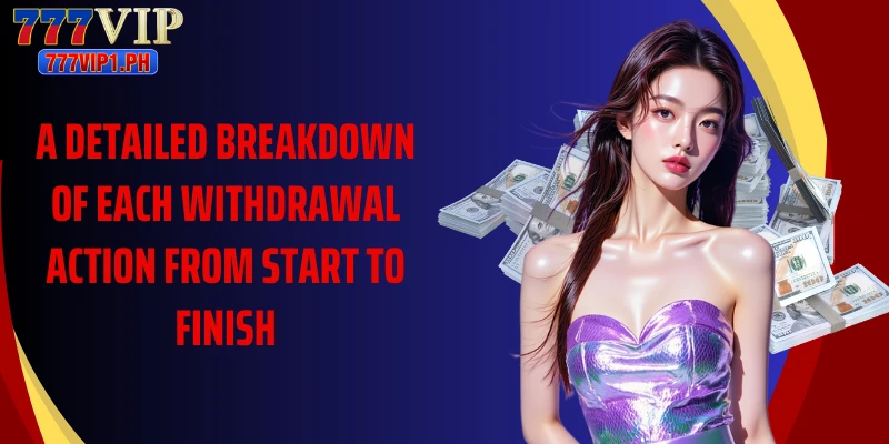 A detailed breakdown of each withdrawal action from start to finish